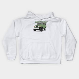 Land cruiser fj40 hardtop off road Kids Hoodie